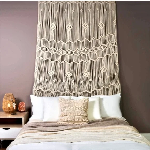 Bohemian Macrame Door/Window Curtain & Wall Decor - Picture 2 of 8